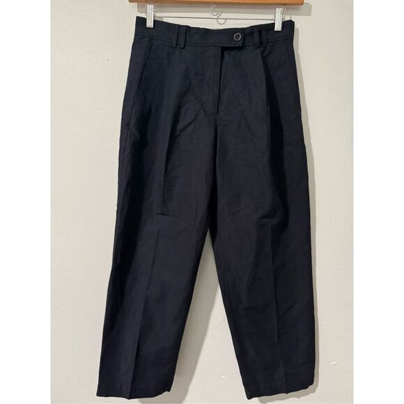 COS blue pants linen cotton blend 8 - Picture 1 of 9